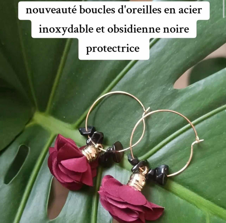 Boucles d'oreilles artisanales