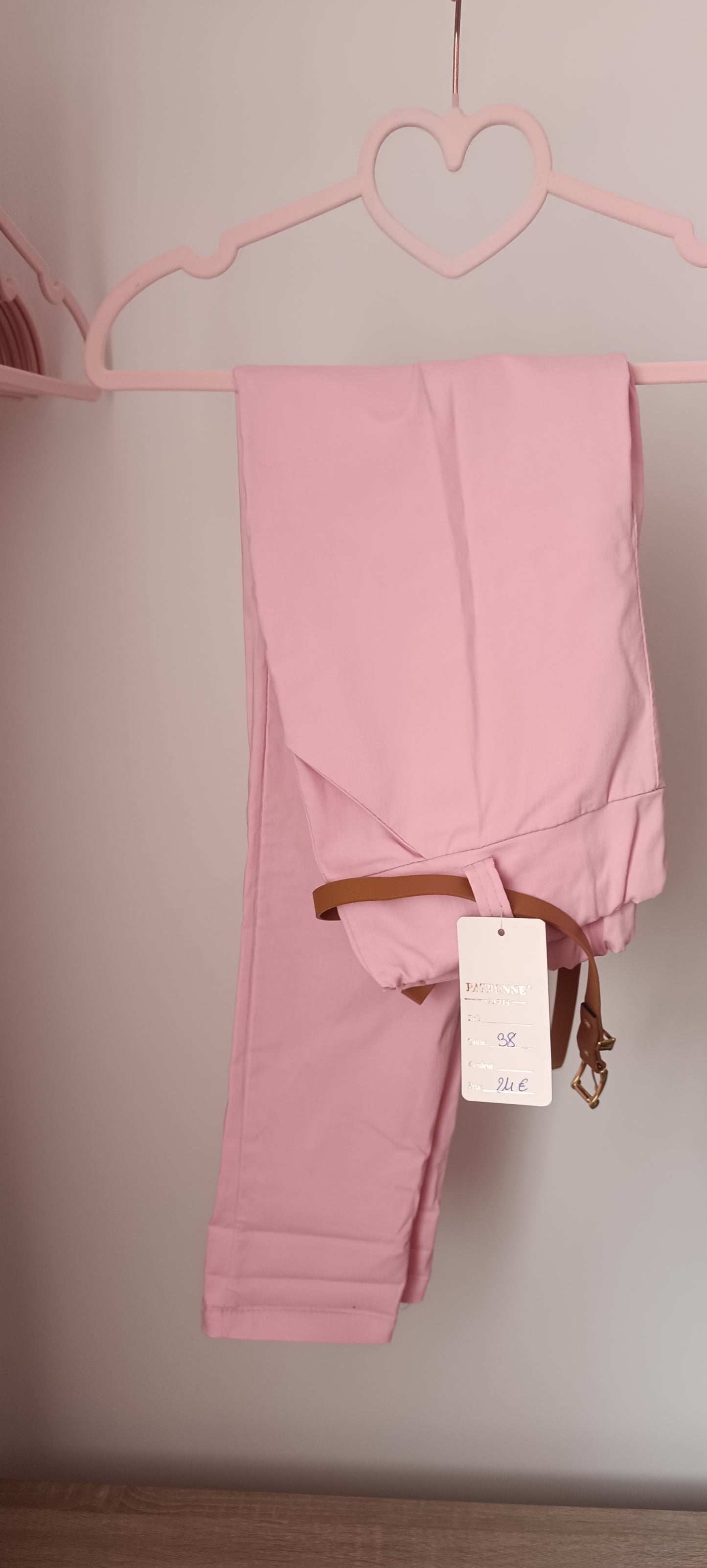 Pantalon Chino rose